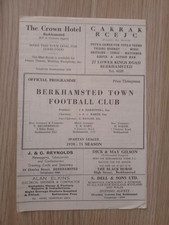 Berkhamsted Town v Vauxhall