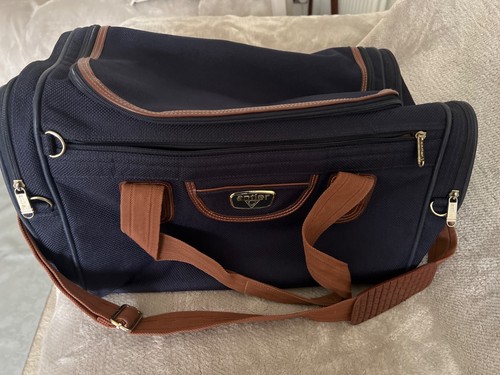 Vintage antler blue - blue, canvas