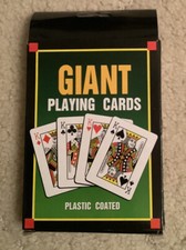 Giant Plastic Coated Playing Cards
