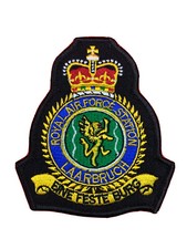 RAF Laarbruch Station Badge Royal Air Force Squadron Machine Embroidered Patches
