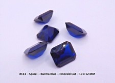 Burma blue spinel sapphire - blue,