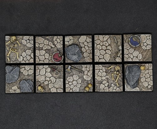 30mm square resin bases - , x10