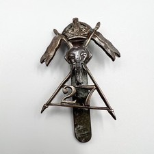 Genuine 27th Lancers Cap Badge