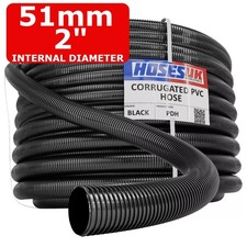 51mm 2" Flexible Pond Hose Pipe Fish Tank Pump Filter Water Feature HosesUK