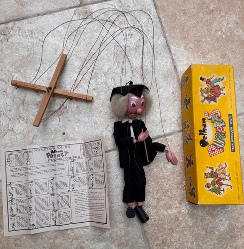 Pelham vintage puppet - vintage, school