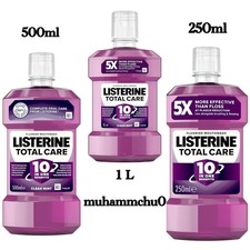 Listerine Total Care Antibacterial Mouthwash Original (250-1000ml) Fast Ship UK