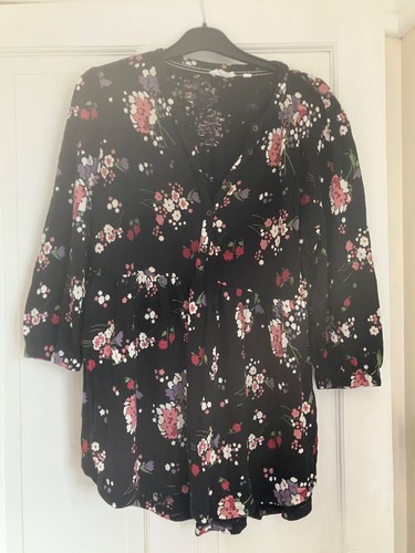 Fat face black floral - face, tunic