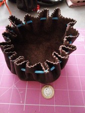 Handmade Large leather drawstring pouch, coin change purse, DOG TREAT POUCH