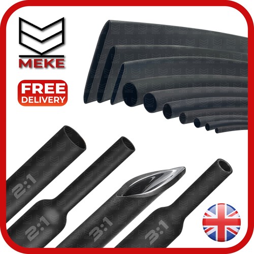 Black heat shrink - black, 2:1