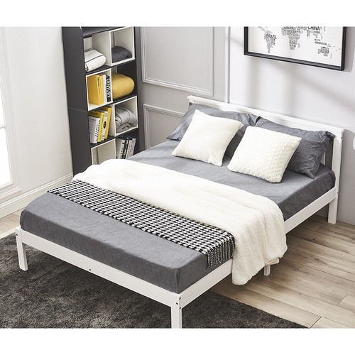 Solid wooden bed - wooden,