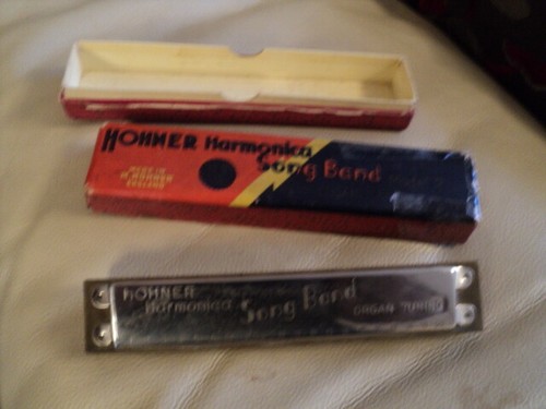 Vintage harmonica hohner song - harmonica,