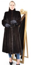 US4458 REAL MINK FUR COAT