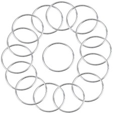 15Pcs Macrame Hoops Ring