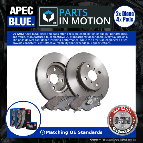 Vented brake discs and pads - and,