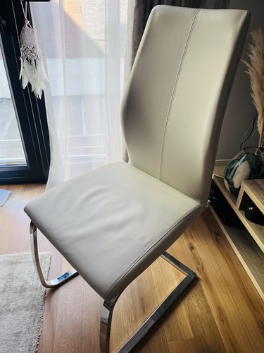 Next home cream leather dining - next,