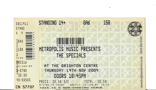 The specials 2009 brighton - specials, gig