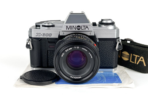 Minolta 300 film camera - minolta,