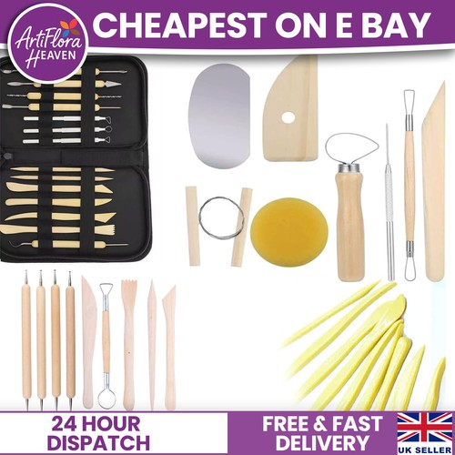 Pottery sculpting tool set - pottery,