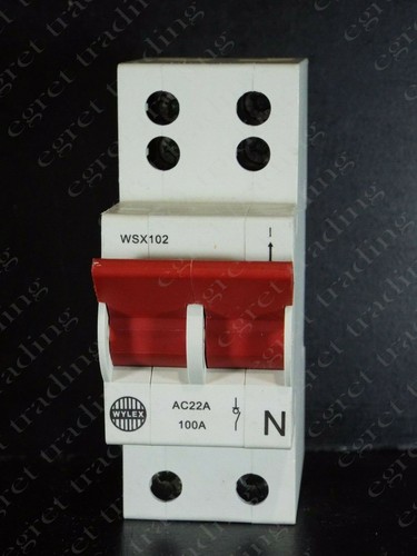 Wylex 100a main switch - switch, /