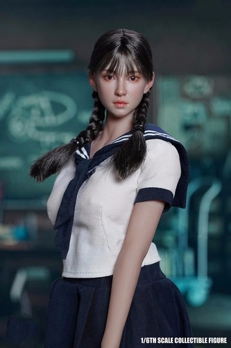 Asian female head - female, sculpt