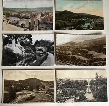 Wales 6 Postcards Llangollen #