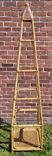 Vintage Bamboo & Cane Glass 4