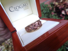 Clogau Welsh Gold Ring Diamond 9ct Cariad Am Byth size P  "Beloved Forever"