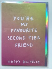 You’re my favourite second