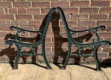 Vintage cast iron garden - cast, bench