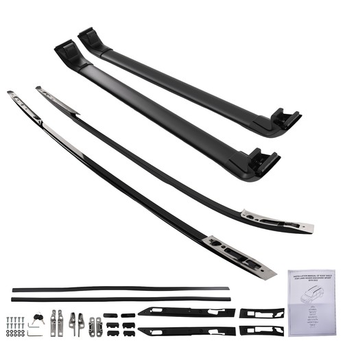Black roof rails cross bars - black,