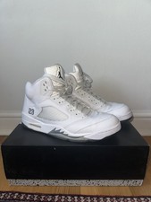 Air Jordan 5 - Metallic White