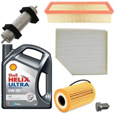 5L SHELL OIL + 4 FILTERS FULL