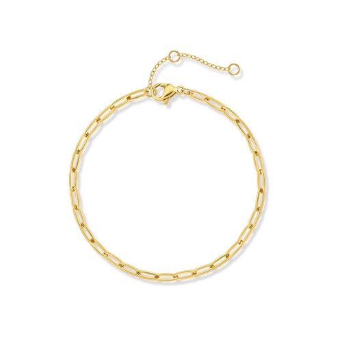 Paperclip chain bracelet women - paperclip,