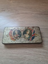 Vintage Cadbury Silver Jubilee King George V Queen Mary 1910-1935 Tin
