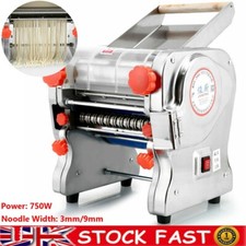 750W Electric Pasta Maker Home Restaurant Dumpling Skin Roller Noodle Machine