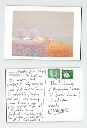 Vintage postcard tokyo japan - vintage,