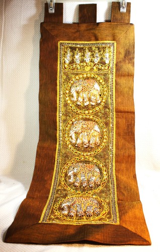 Burmese kalaga elephant silk - kalaga,
