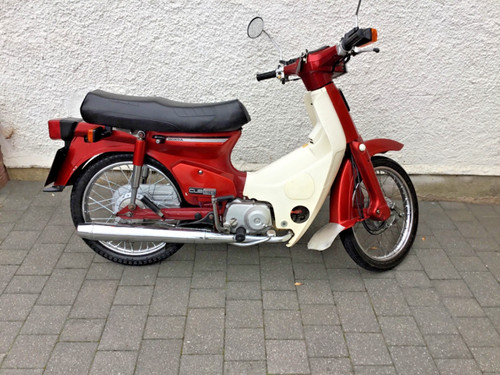 Honda c90 motor bike red - honda,