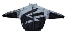 Kids Honda Logo Childs Textile Childrens Bomber Childs Jacket Silver/Black