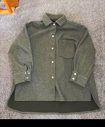 Zara men green - green, solid