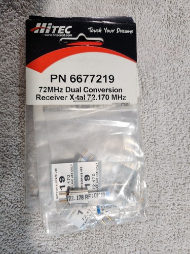 Hitec 72mhz receiver crystal