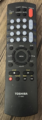 Toshiba 9865 remote - tv,