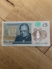 AK47 £5 Note Genuine Banknote