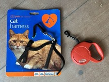 Flexi Mini Leash with cat harness