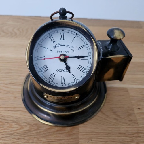 Vintage style desk clock - desk,