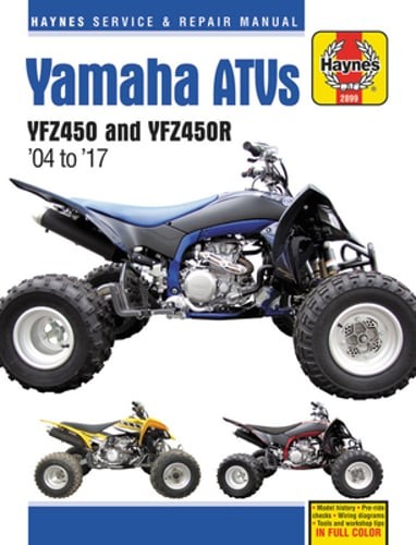 Yamaha yfz450 450r - yfz450/450r, atv