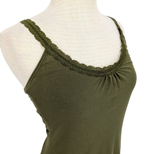 Lace trim y2k cami - y2k, top