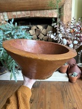 Vintage Large Hand Carved wood