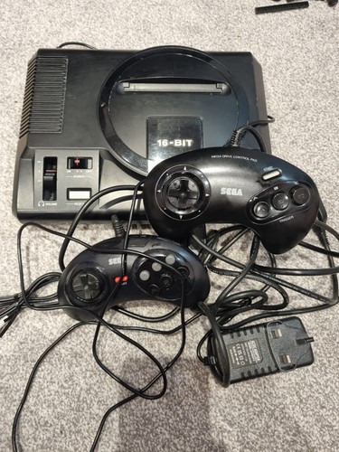 Sega mega drive console - mega, 2
