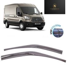 For Ford Transit 2014 + MK8 Wind Deflectors Rain Sun Smoke Window Deflector